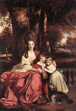  Children Painting - Lady Delme and her children Joshua Reynolds